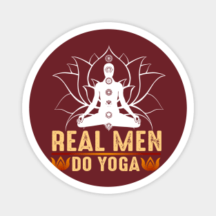 Real Men do Yoga Magnet